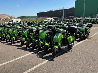 Overzichtsfoto van Super SOCO CUx Partij Elektrische opknap/sloop scooters (20x)